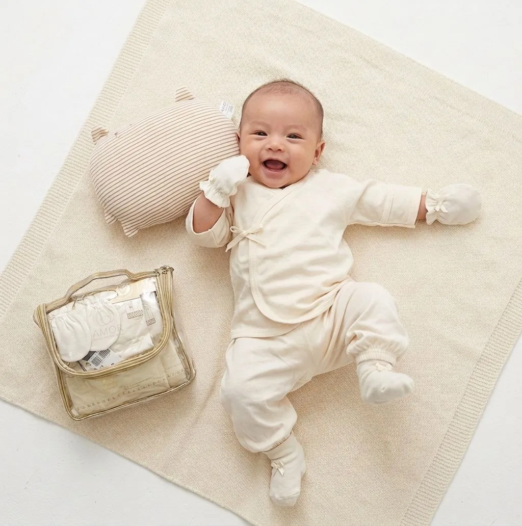 AmorBaby · 有機棉套裝生活照